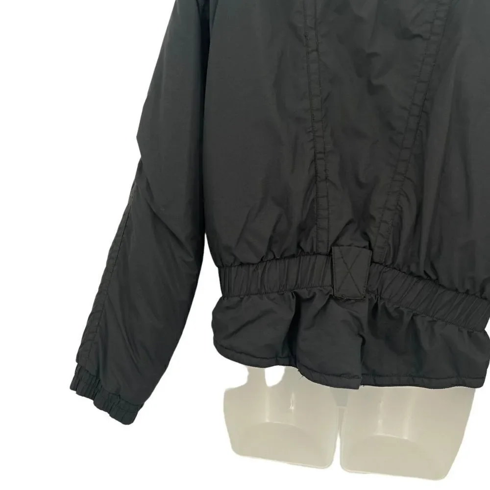 OBERMEYER Nell Jacket Womens 12 Black Puffer Coat Ski Snowboard Bomber Crop
